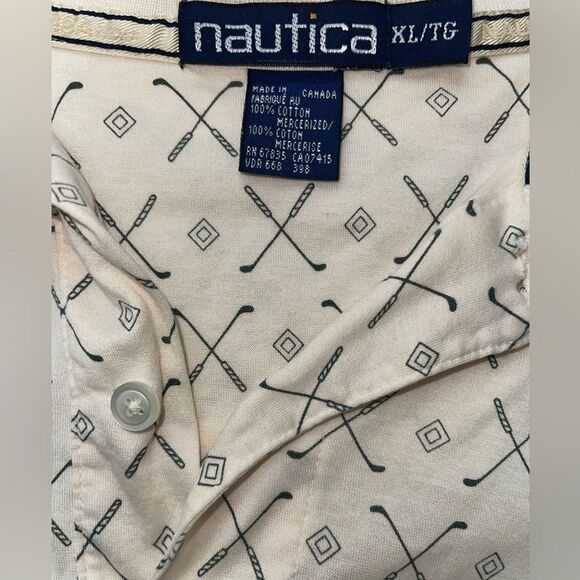 Mens Nautica Golf Collar Polo Shirt - Picture 5 of 6